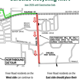 Western Washtenaw Recycling Authority Curbside Recycling Alert